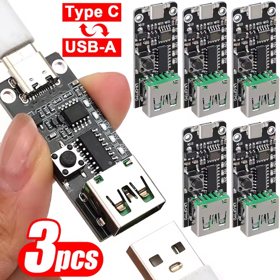 Modular Power Supply - 1-3PCS Placa de Acionamento USB-C 5A