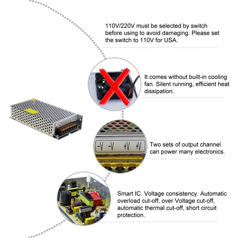 Fonte de Alimentação DC 12V 15 - Dc Power Supply 12V avaliação e preço