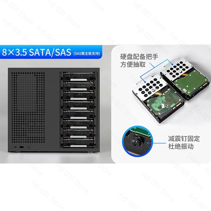 Chassi NAS Sagittarius de 8 po - Atx Power Supply avaliação e preço