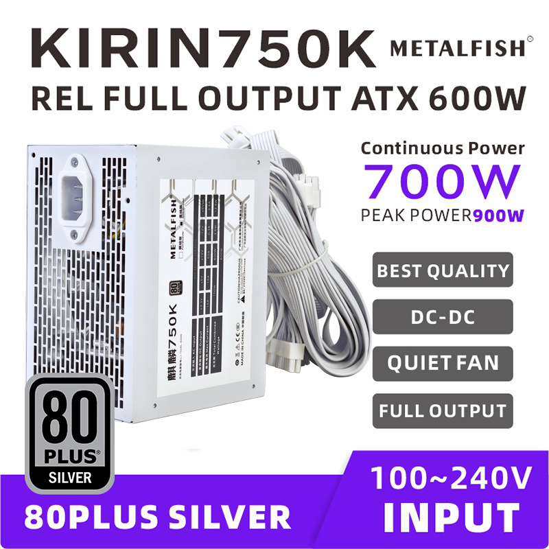 METALFISH KIRIN750K Fonte de a - Power Supply 650W avaliação e preço